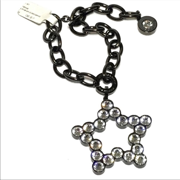 Rebecca NWT Swarovski Toggle Star Bracelet - Picture 1 of 4